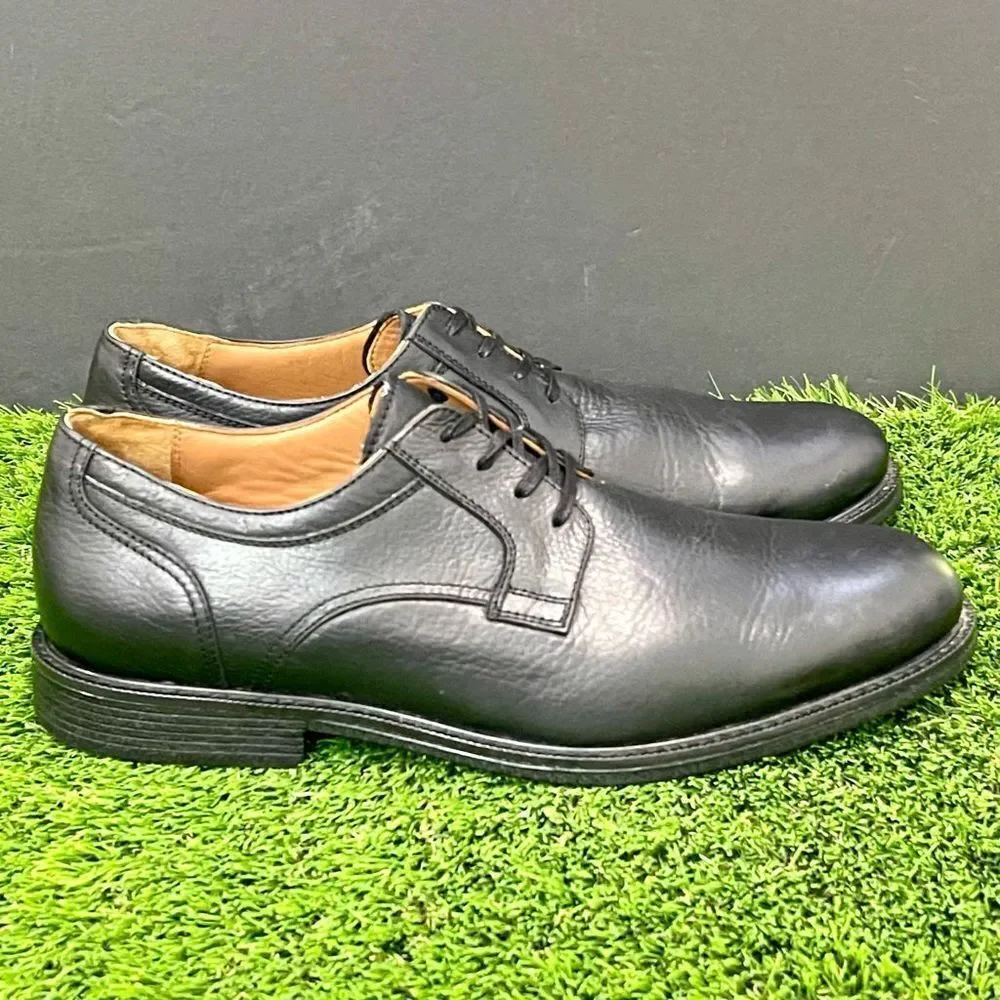Johnston & Murphy Pattinson XC4 Waterproof Black Plain Toe Oxfords. Size 10.5M